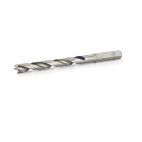 FAMAG® - Holzspiralbohrer-Bits lang HSS-G, AØ 5mm, Nutzlänge 61mm, Schaft C6,3, Gesamtlänge 86 mm