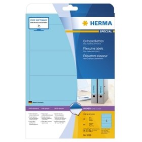 HERMA - Ordneretikett 5098 192x61mm sk blau 80er-Pack