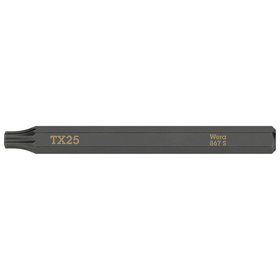 Wera® - 867 S TORX® Bits für Schlagschraubendreher, TX 25 x 70mm