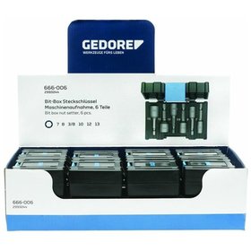 GEDORE - VS 666-006 Display mit 16x Bit-Box Steckschlüssel