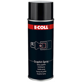 E-COLL - Graphit-Spray silikon- und harzfrei, schwarz, 400ml Spraydose