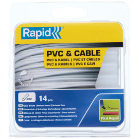 Rapid® - Klebesticks PVC/Kabel ø12 x 94mm 14er Pack, 40107358
