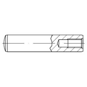 Zylinderstifte mit Innengewinde DIN 7979 Stahl gehärtet blank ø8 x 24mm