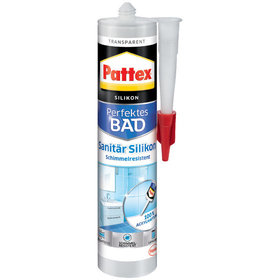 Pattex® - Dusche+Bad Silikon300ml, silbergrau