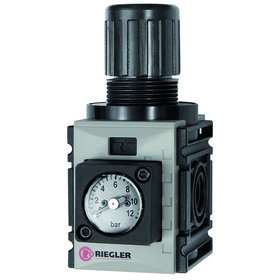 RIEGLER® - Druckregler, d. DV »FUTURA-mini«, Kompaktmanometer, G 1/4", 0,5-8 bar