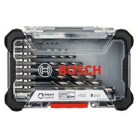 Bosch - 8-teiliges Impact Control HSS-Bohrer-Set (2608577146)
