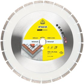 KLINGSPOR - Diamanttrennscheibe DT 900 US, 300 x 2,8 x 25,4mm 21 Segmente 40 x 2,8 x 10mm