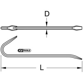 KSTOOLS® - BRONZEplus Nagel-/Knippeisen 450mm