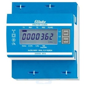 Eltako - Drehstromzähler 3x80A elektr digi 10A S0 geeicht B 230V/N-L 400V/L-L Zweitarif