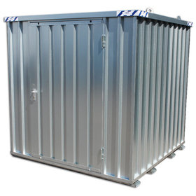 BOS - Materialcontainer 2 x 2 m 1-flügelige Tür 2m Seite