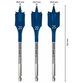 Bosch - EXPERT SelfCut Speed Flachfräsbohrer-Set, 20/22/25mm, 3-teilig für Bohrmaschinen (2608900331)