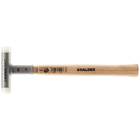 HALDER - SUPERCRAFT-Schonhammer, mit schwingungsdämpfendem, ergonomisch geformtem und lackiertem Hickorystiel | D=20 mm | 3366.020