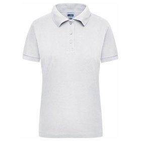 James & Nicholson - Damen Work Poloshirt JN803, weiß, Größe XL