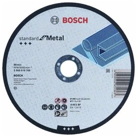 Bosch - Standard for Metal für Trennscheibe gerade, 180 mm, 22,23 mm (2608619769)