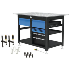 schweißkraft® - Workstation Basispaket inkl. 2 Schubladen inkl. Werkzeug-Set A Werkbank