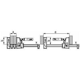 BESSEY® - Korpuszwinge REVO KRE 2000/95mm