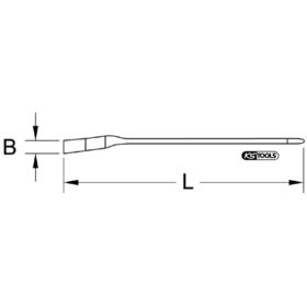 KSTOOLS® - Staubpinsel mit Schutzisolierung, gebogen, 50mm