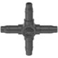 GARDENA - Micro-Drip-System Kreuzstück 4,6 mm (3/16") - Inhalt: 10 Stück