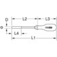 KSTOOLS® - 1/4" Bit-Schraubendreher mit Schutzisolierung und Magazin