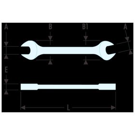 Facom - Maulschlüssel "Serie 44" 3,2 x 5.5mm 44.3.2X5.5