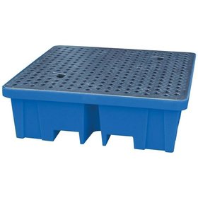 PE-Fasswanne 122 x 122 x 39,0cm, für 4x 205 Liter Fass