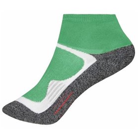 James & Nicholson - Kurze Sportsocken Cooldry® JN210, grün, Größe 39-41