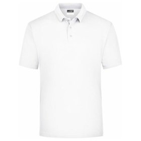 James & Nicholson - Poloshirt Heavy JN021, weiß, Größe XXL