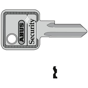 ABUS - Schlüsselrohling, C42/C51R, eckig, Messing neusilber