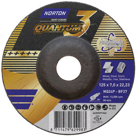 NORTON clipper® - Schruppscheibe Quantum gekröpft 125 x 7,0mm