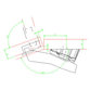 HETTICH - Möbel-Winkeladapter, für Kreuzmontageplatten, 20°, Sensys, 9072536 vernickelt