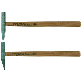 STUBAI - Fliesenhammer mit Stiel verz. flach 75 g