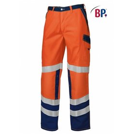 BP® - Warnschutzhose 2010 845 warnorange/dunkel-blau, Größe 56S