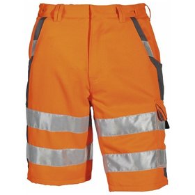 PKA - Shorts Warnschutz orange/grau, Gr. 052