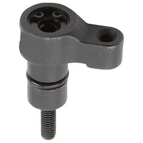 KIPP - SPANNHAKEN MINI, FORM:D, M04X30, R=18, D=10, VERGÜTUNGSSTAHL SCHWARZ BRÜNIERT