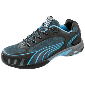 Puma Safety - Sicherheitshalbschuh Fuse Motion Blue Wns Low, S1, schwarz, W F, Größe 37