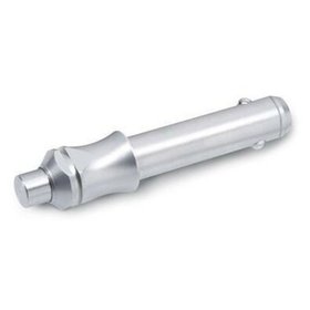 Ganter Norm® - 113.4-5-10 Edelstahl-Kugelsperrbolzen mit Griffmulde, Werkstoff 1.4542