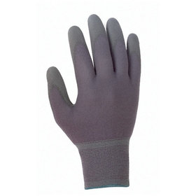 teXXor® - Strickhandschuh POLYURETHAN BESCHICHTET 2406, grau/grau, Größe XL