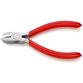 KNIPEX® - Seitenschneider für Elektromechaniker verchromt, mit Kunststoff überzogen 125 mm 7603125