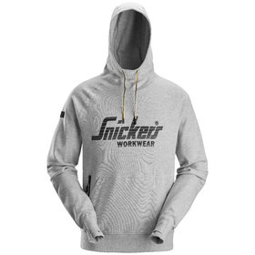 2894 Snickers® Logo Hoodie, grau, Größe M