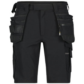 Dassy® - Aurax Stretch-Arbeitsshorts mit Holstertaschen, Größe 60, schwarz