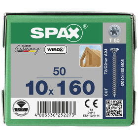 SPAX® - SEKO T-STAR+ T50 VG CUT WIROX 10 x 160mm