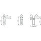 ABUS - FH-Wechselgarnitur,KS,oval,Profilzylinder gelocht,E72,KFG SB-Header,VK9,DL-R