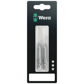 Wera® - 868/4 Z SB Innenvierkant Bits, # 2 x 50 mm, 2-teilig