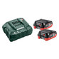 metabo® - Basis-Set 12V 2 x LiHD 4.0 Ah (685301000)