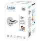 LEDINO - Ledar LED-Wandleuchte 5W, 3000K, chrom