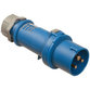 as® Schwabe - CEE-Stecker 230V/16A, blau, mit Schraubanschlüssen