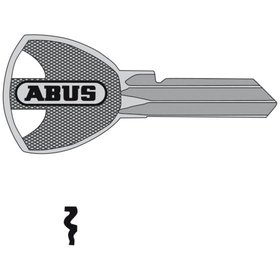 ABUS - Schlüsselrohling, 45/40-60, 55/40-60, halbrund, Messing neusilber