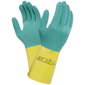 Ansell® - Chemikalienschutzhandschuh Bi-Colour™ 87-900, Kat. III, gelb,grün, Größe 8