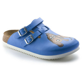 BIRKENSTOCK® - Clog Kay Superlauf, Birko-Flor, Dog Blue, schmal, Größe 35