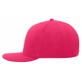 James & Nicholson - Streetstyle 6 Panel Cap MB6634, magenta, Einheitsgröße